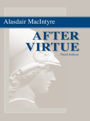 cover image of After Virtue